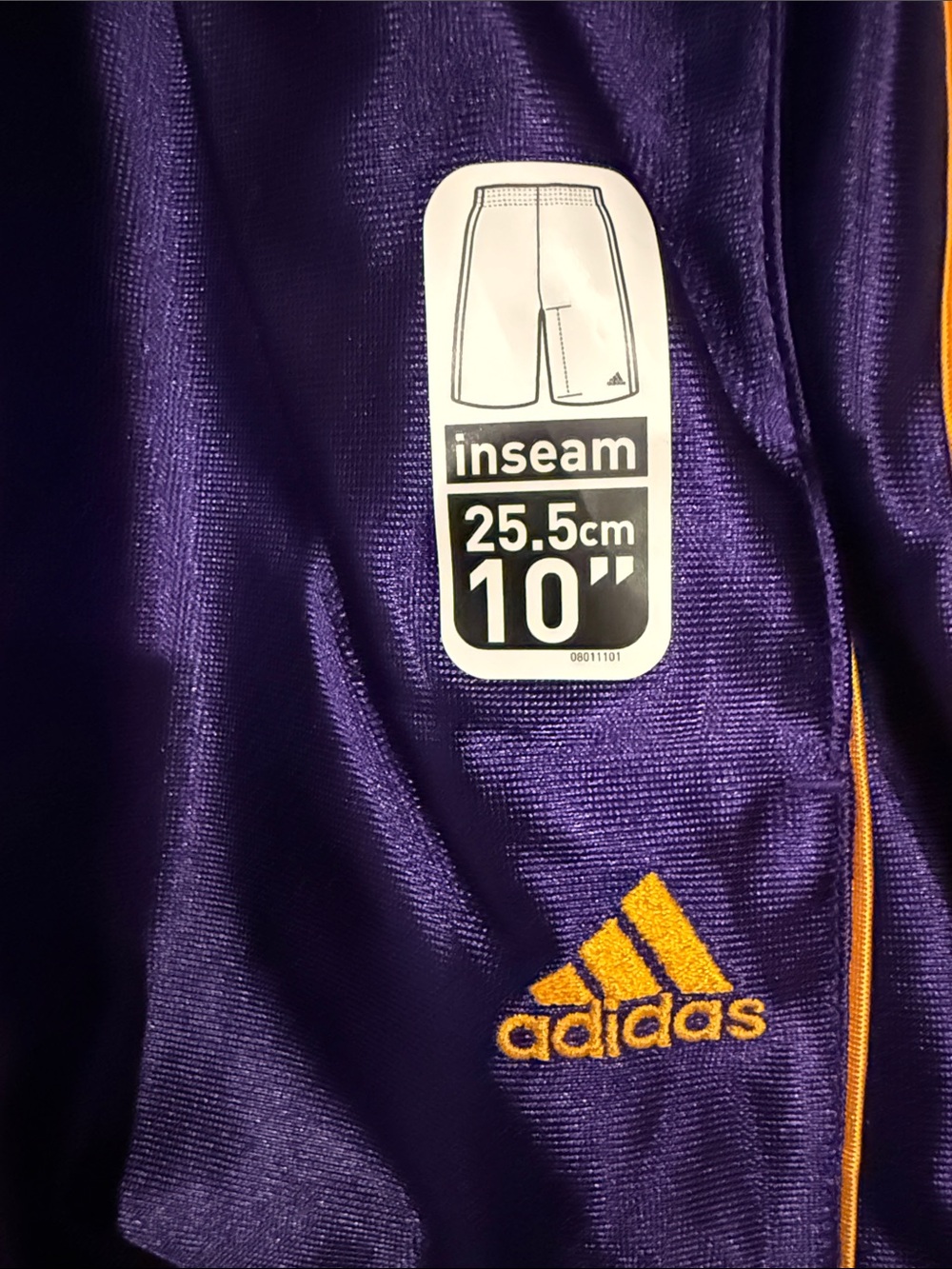 🏀 New with Tags Adidas Performance 3-Stripe Basketball Shorts - Picture 4 of 7